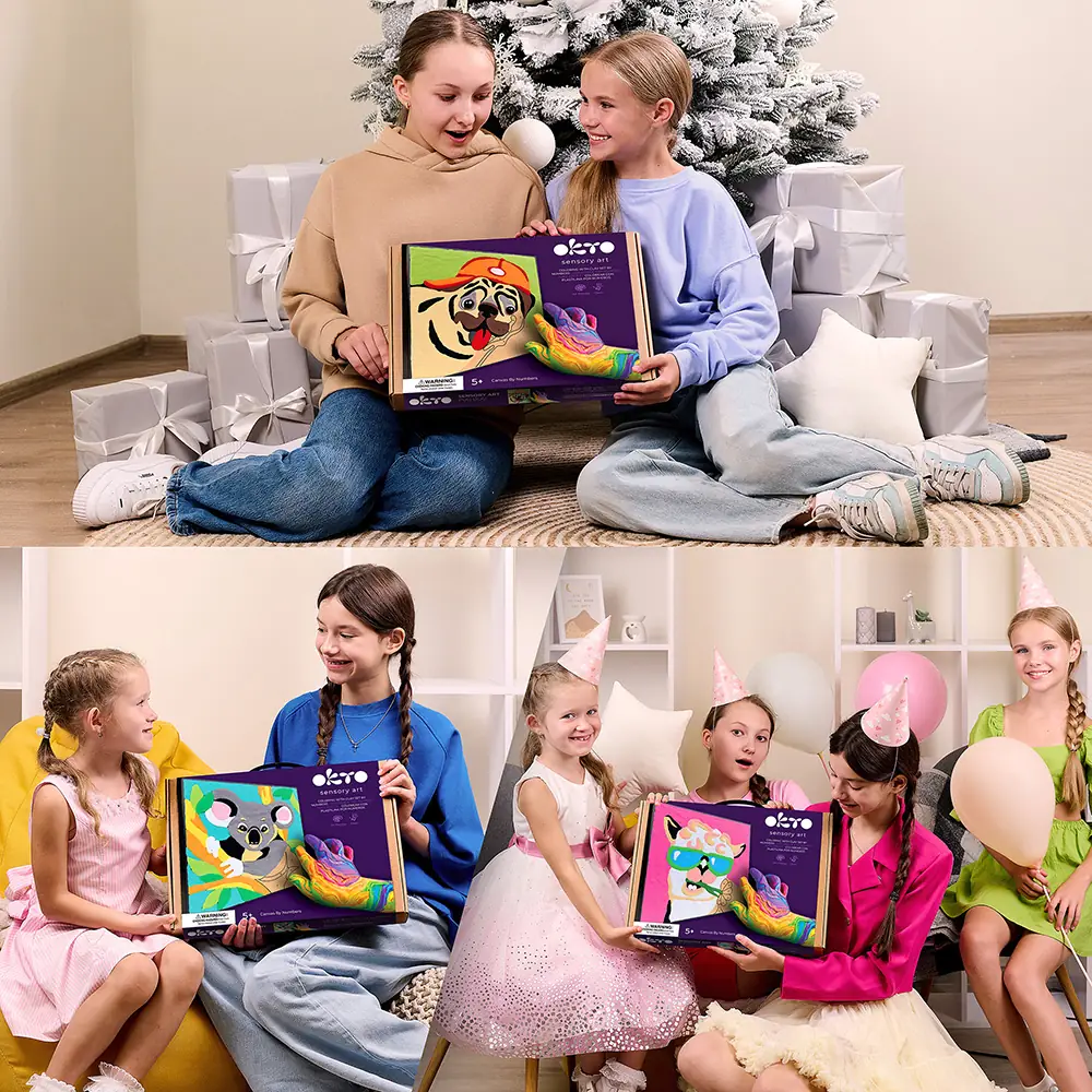 Malbild nach Zahlen „Mops” - View 1