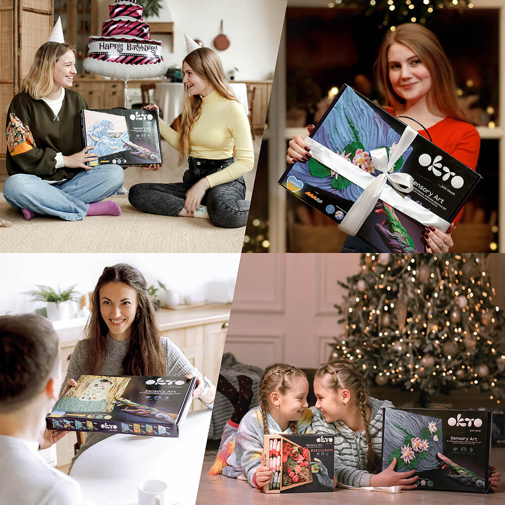 Volumetrisches 3D-Gemälde „Die große Welle von Kanagawa” - View 2